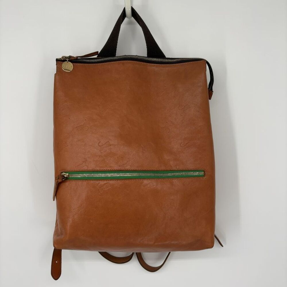 Clare V Leather Backpack from Anthropologie